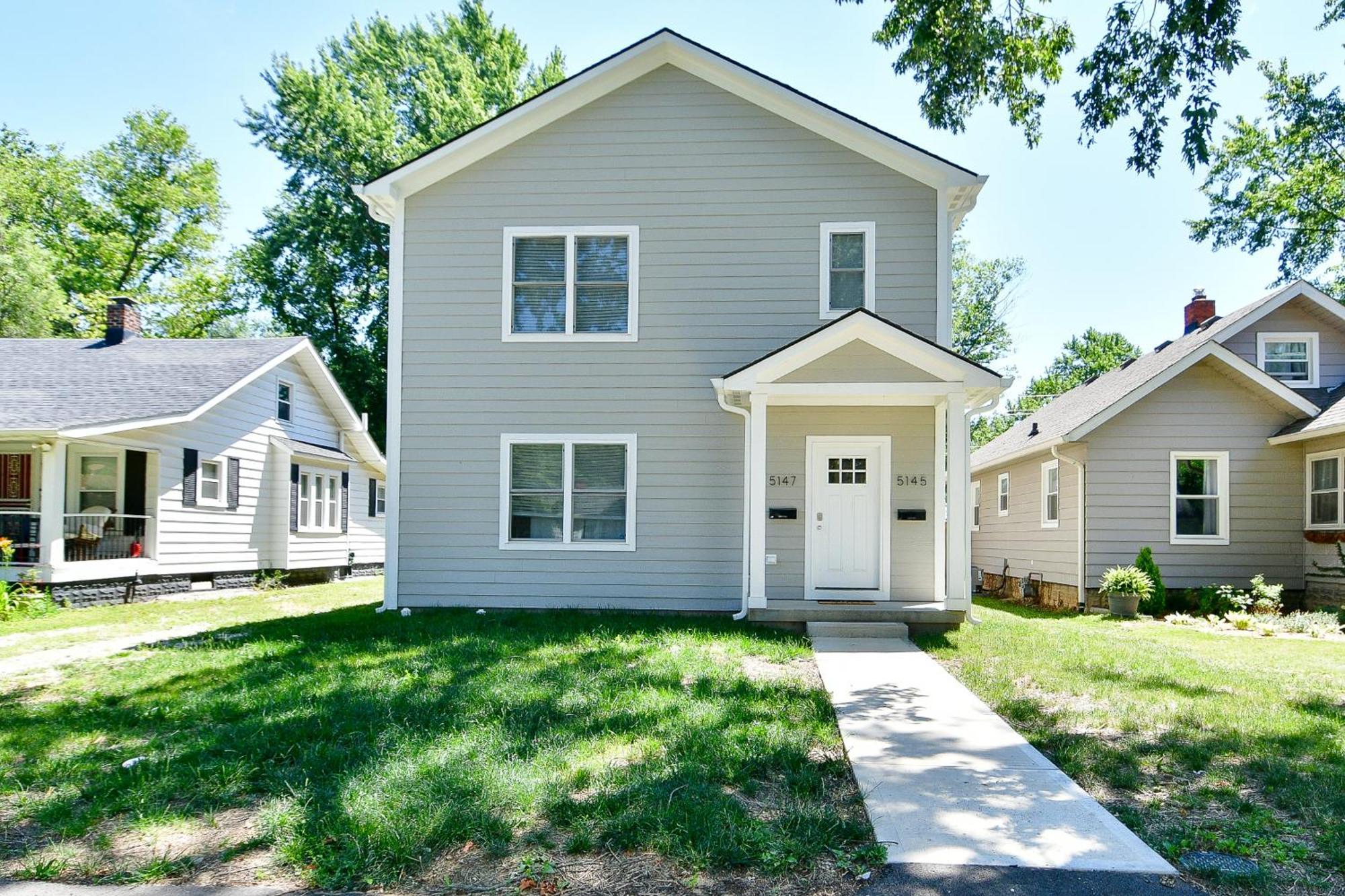 Charming Modern Duplex Well Located Near Broad Ripple Apartment Indianapolis Exterior photo